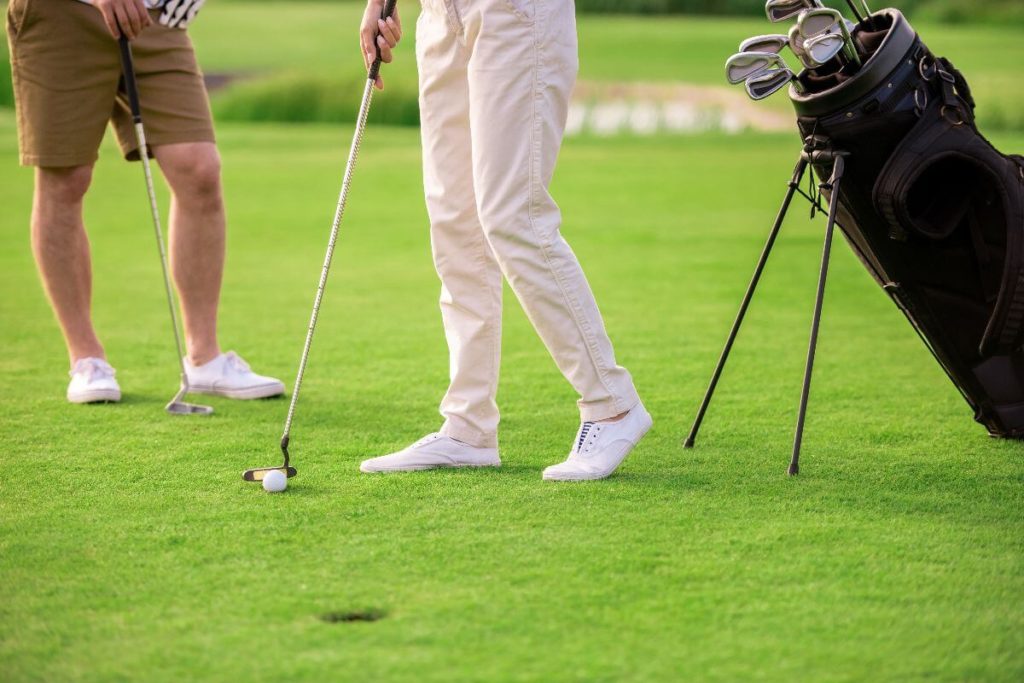 golf field in exclusive environment